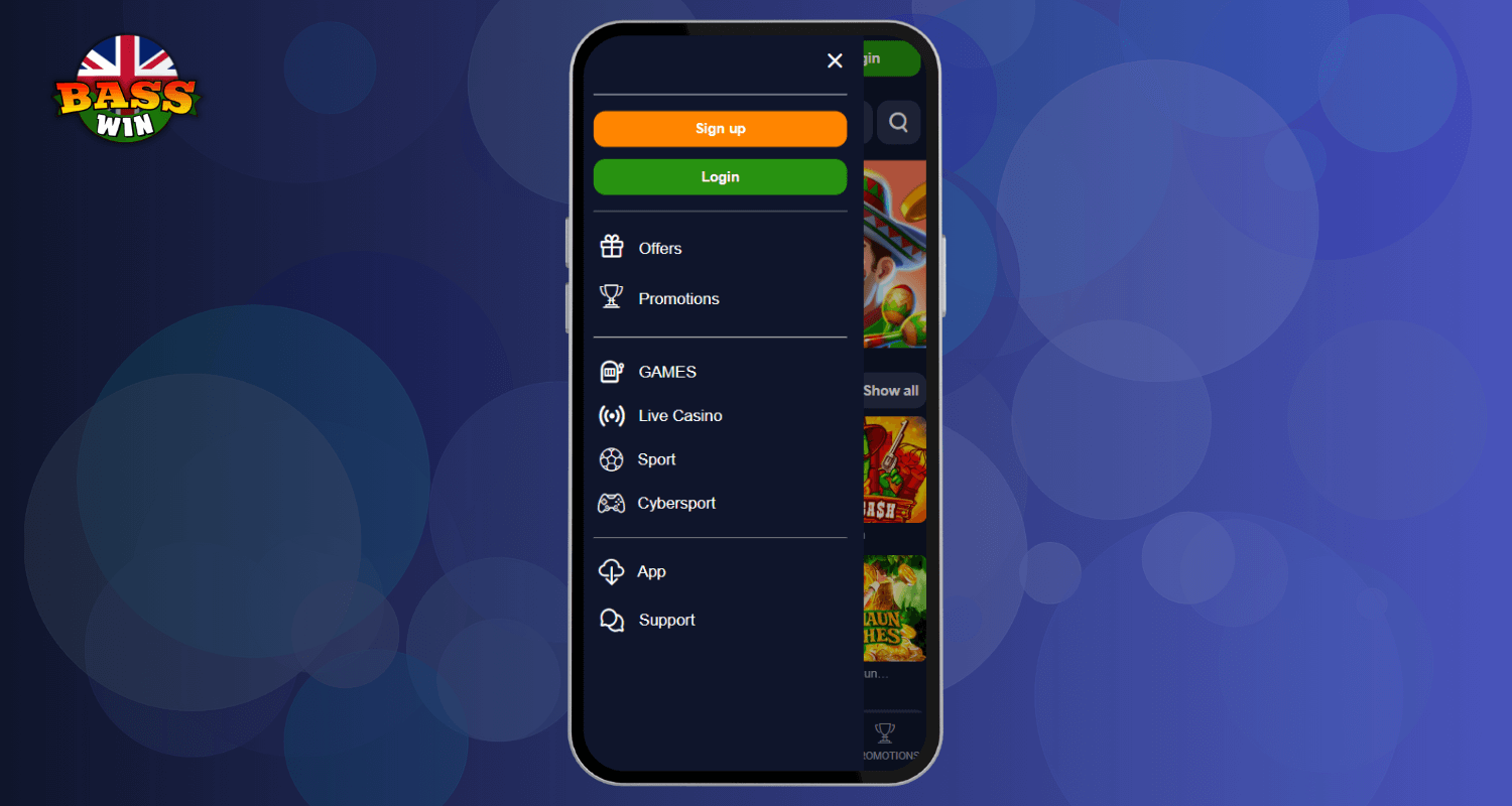 Open the Main Menu by Tapping the Three Horizontal Lines Icon